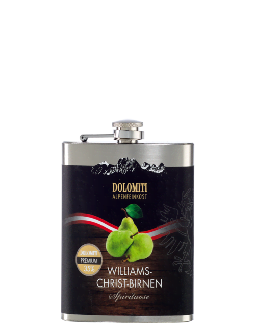 Williams-Christ-Birnen Premium Spirituose im Flachmann